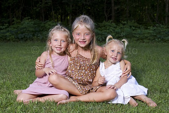 Three little ladies